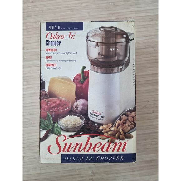 Sunbeam Oskar Jr. Chopper Plus - Compact & Powerful Food Processor - Picture 1 of 7